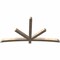 Ekena Millwork Alberta Smooth Timber Gable Bracket, Douglas Fir, 84"W x 45"H x 3 1/2"D x 3 1/2"F, 13/12 Pitch GBW084X45X0404ALB00SDF - alternate 3